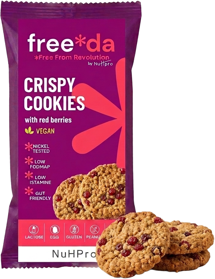 freeda* Crispy Cookies with red berries